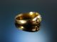 Friends Forever Historischer Band Ring England 1890 15 Ct Saat Perlen Granate Ringe Bild 1