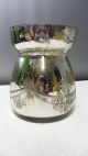Chic Antique Denmark - Design Antik Glas Vase - Facetteschliff - Tolles Design Dekorglas Bild 7