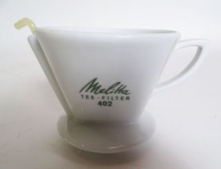 Rarität Melitta Porzellan Tee Filter Nr.  402 1 - Loch Mit Stab Bild