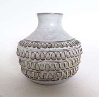 Handgearbeitete Studio Design Keramik Vase Signiert F.  S.  Nr.  855/12 Bild