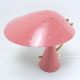 Tisch Lampe Leuchte Lamp 50s Rosa Pink Perforiert Mid Century Vintage 1950-1959 Bild 2