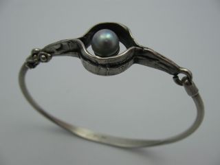 Perli Wunderschöne Designer Armspange Mit Perle Aus 925 Sterling Silber Bild