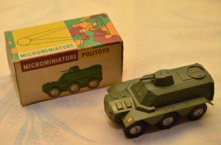 Sammlerstück Politoys Microminiature Nr.  5 Schützen - Panzer Bild