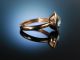 Italian Style Grosser Ring RosÉ Gold 750 Blue Topas Schachbrettschliff Ringe Bild 2