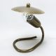 Kleine Alte Tischlampe Leuchte Lampe 50s Nachttisch Messing Vintage Lamp Brass 1950-1959 Bild 11