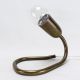 Kleine Alte Tischlampe Leuchte Lampe 50s Nachttisch Messing Vintage Lamp Brass 1950-1959 Bild 6