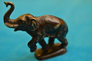 Alte Antike Orig.  Bronzefigur Tierfigur Elefant Um 1910 - 1930 Bild
