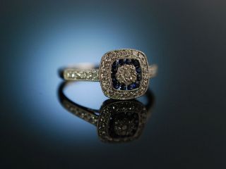 Marry Me Engagement Ring Verlobungsring Weiss Gold 750 Saphire Brillanten Bild