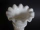Ausgefallene Glas Vase Mit Hand - Fuß Weiß 21,  5 Cm Portreux Vallerysthal? 1890-1919, Jugendstil Bild 5