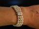 Klassische Perlen Edles Armband 3 Reihig Akoya Zuchtperlen Weiss Gold 585 Schmuck & Accessoires Bild 4