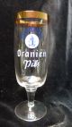 Altes Vintage Bierglas - Dillenburger Oranien Pils - Breiter Goldrand - Ca.  60er Sammlerglas Bild 1