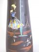 Mid Century 50er Jahre Keramik Vase Paris Tanzendes Mädchen Katze Eifelturm 1950-1959 Bild 1