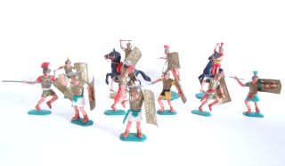 Großes Konvolut Timpo Toys Römer Krieger Raritäten Seltene Varianten Bild