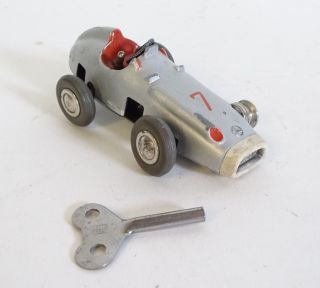 Schuco Micro Racer 1043 Nr.  7 Silber Grau Inkl.  Schlüssel Bild
