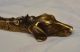 Rarität Alter Figürlicher Massiv Bronze Zigarrenabschneider Hundefigur 1910/1920 Bronze Bild 3