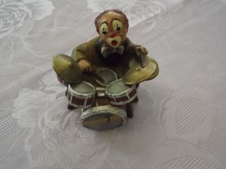 Gilde Clown Schlagzeug Figur Sammlerstück Musiker Deko 17299 Bild