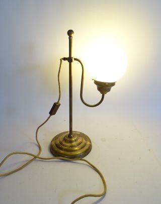 Wunderschöne Shabby Chic Kugellampe Nachttischlampe Im Antikstil Bild