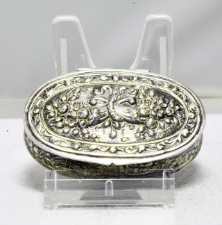 Antike Pillendose 800er Silber Bild