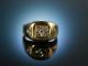 Vintage Statement Grosser Ring Gold 585 Diamanten Usa Um 1960 Diamonds Ringe Bild 1