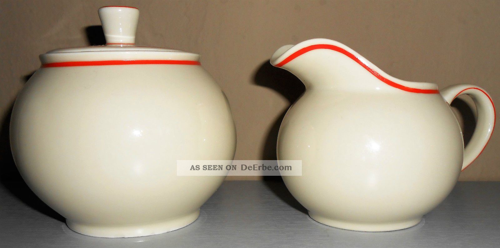 16 teile kaffeeservice arzberg form 1382 rotrand entwurf h gretsch
