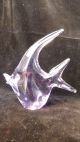 Murano Glas Fisch Lila - Briefbeschwerer - 11,  5 Cm - Wundervoll Gearbeitet Dekorglas Bild 1