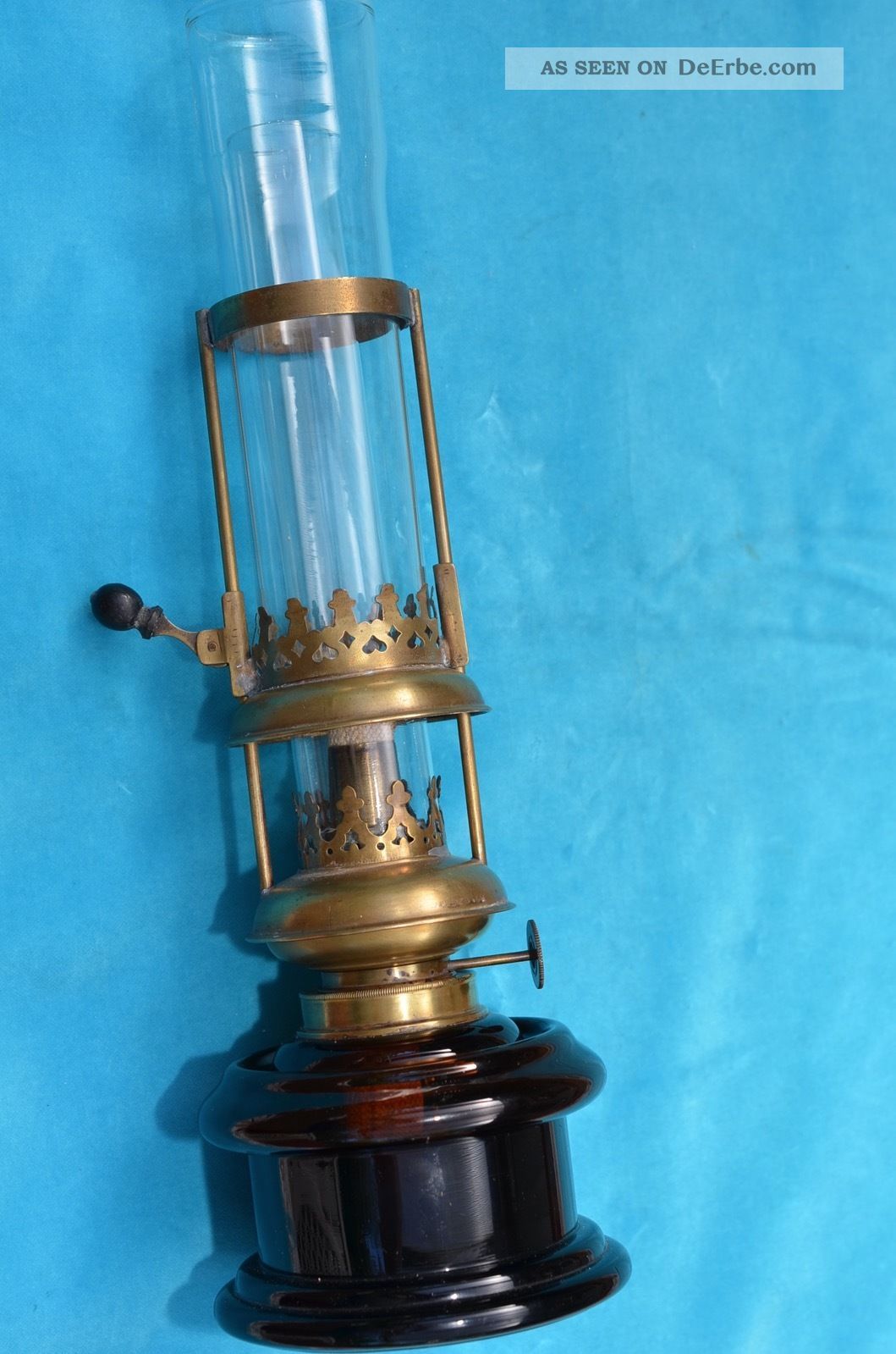 Petroleumlampe Antik Jugendstil