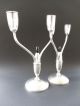 :: 975 Sterling Silber Silver Design Gorham Art Deco Kerzenleuchter Candlestick Objekte vor 1945 Bild 3