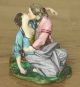 Antike Traum Porzellanfigur - Rokoko Paar - Frivoler Kuss - Figur Ca 1900 1 Kg Figuren Bild 3