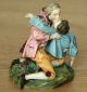 Antike Traum Porzellanfigur - Rokoko Paar - Frivoler Kuss - Figur Ca 1900 1 Kg Figuren Bild 6