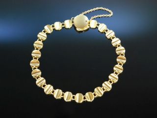 Fine Gold Bracelet WunderschÖnes Goldschmiede Armband Gold 750 13,  2 Gramm Bild