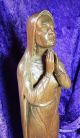 Wunderschöne Madonnenfigur / Holzschnitzkunst / Gemarkt H R / 1946 / 53 Cm Skulpturen & Kruzifixe Bild 1