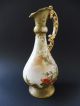Jugendstil Karaffe Vase Floral Keramik At Nouveau Jug Malerei Wahliss Amphora ? 1890-1919, Jugendstil Bild 9