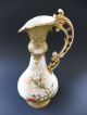 Jugendstil Karaffe Vase Floral Keramik At Nouveau Jug Malerei Wahliss Amphora ? 1890-1919, Jugendstil Bild 10