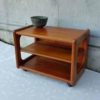 Denmark Teak Sofaboard Side Table Beistelltisch Toften Möbelfabriken 60er Modern Bild