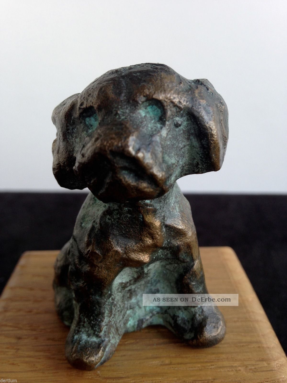 Friedrich Haufe 20.  Jhd.  - Bronze - Kleiner Hund Kunst Bild