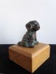 Friedrich Haufe 20.  Jhd.  - Bronze - Kleiner Hund Kunst Bild 1