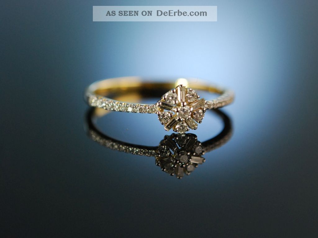 Diamond Engagement Ring Verlobungsring Gold 750 Diamanten Brillanten Ringe Bild
