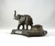 Kolonialausstellung Frankreich 1936 Art Deco Skulptur Elefant Signiert A.  Guver 1920-1949, Art Déco Bild 2