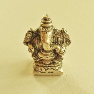 Ganesha Figur,  Silber 800er,  Jugendstil,  Elefant Bild