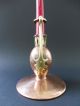 Jugendstil Arts Crafts Design Leuchter Candlestick Art Nouveau Copper Bra 3j Wmf 1890-1919, Jugendstil Bild 7
