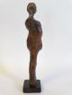 Ausgefallene Keramik Figur Dame Hochwertige Künstlerische Arbeit Signiert Stand Kunst Bild 3