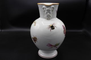 Wedgwood Keramik Historismus Kanne Vase Insekten Dekor 1880 Bild