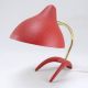Louis Kalff KrÄhenfuss Tischlampe 50s Lampe Rot 50er Vintage Leuchte Desk Lamp 1950-1959 Bild 2