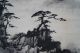 Antikes Japanisches Rollbild Kakejiku Nebellandschaft Japan Scroll 3443 Asiatika: Japan Bild 4