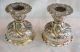 2 Stück Alte Jugendstil Silber 800 Kerzenständer Kerzenleuchter Um 1900/1910 Objekte vor 1945 Bild 2