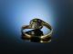 Fifties Klassischer Funkelnder Vintage Diamond Ring Gold 585 Diamanten Brillant Ringe Bild 3