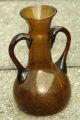 Glasvase Vase Aus Südfrankreich - Biot ? - Braunes Glas Mit Blasen - 15 Cm Toll Dekorglas Bild 4