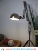 Machine Age Industrie Design Gelenklampe Bauhaus Tripod Loft Lampe Chrom Leuchte Ab 2000 Bild 1