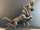 Bronzefigur Vintage American Football Pokal Marmor - Sockel Signiert Milo Bild