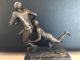 Bronzefigur Vintage American Football Pokal Marmor - Sockel Signiert Milo Bronze Bild 2